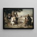 Les Marionnettes - Ernst Stückelberg — framed artwork on a wall