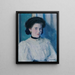 Portrait of a Girl - Ernst Stöhr — framed artwork on a wall