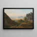 Attributed to the countryside near Rome - Ernst Willers — framed artwork on a wall