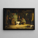 A game of whist - Erskine Nicol — framed artwork on a wall