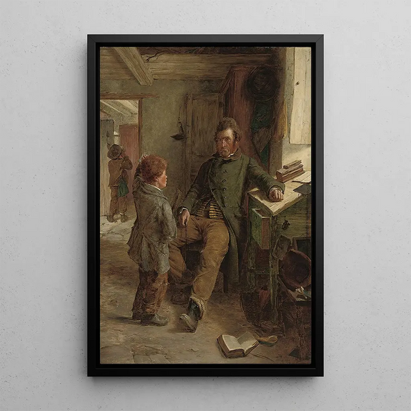Both Perplexed - Erskine Nicol — framed artwork on a wall