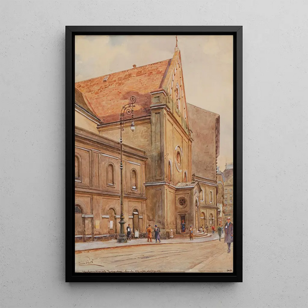 Church of the Capuchins in Vienna - Erwin Pendl — framed artwork on a wall