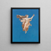 Psyché est transportée au mont Olympe - Erwin Speckter — framed artwork on a wall