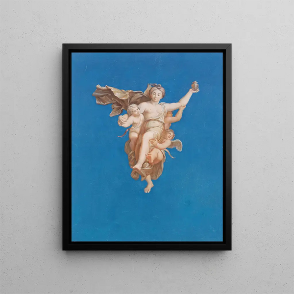 Psyché est transportée au mont Olympe - Erwin Speckter — framed artwork on a wall