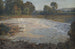 Landscape painting with dam on the Neckar - Erwin Starker — artwork view