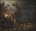 A village pillaged at night - Esaias van de Velde — artwork view