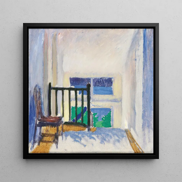 Staircase - Koloman Moser — framed artwork on a wall