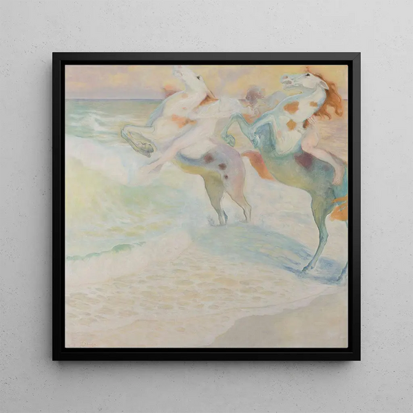 Sketch for Combat for a woman - Kazimierz Stabrowski — framed artwork on a wall