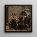 Sketch for The Quartet - William Turner Dannat — framed artwork on a wall