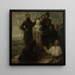 Sketch for the Homage to Delacroix - Henri Fantin-Latour — framed artwork on a wall