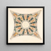 Sketch for the frescoes of Viborg Cathedral, the central vault - Joakim Skovgaard — framed artwork on a wall