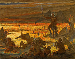 Satan awakening his legions - Estella Canziani — artwork view