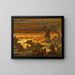 Satan awakening his legions - Estella Canziani — framed artwork on a wall