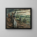 Les Ramasseurs de pommes de terre - Ester Almqvist — framed artwork on a wall