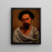 Portrait of Castagneto - Estevão Silva — framed artwork on a wall