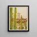 Spanish church - Esther Blaikie MacKinnon — framed artwork on a wall