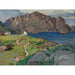 Reproduction of the painting Summer Painting, Molla Store. Study of the Lofoten - Anna Boberg