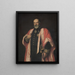 Portrait of Sir Walter Buller - Ethel Mortlock — framed artwork on a wall