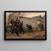 Sudden Attack - Etienne-Prosper Berne-Bellecour — framed artwork on a wall