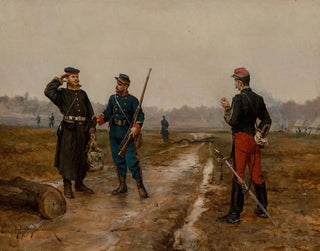 À travers les lignes - Étienne-Prosper Berne-Bellecour — artwork view