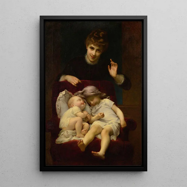 Maternity Painting - Étienne Adolphe Piot — framed artwork on a wall