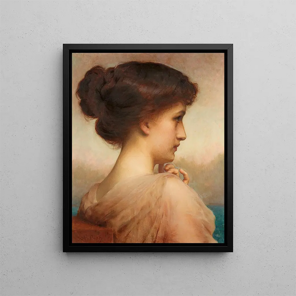 Sapho - Étienne Adolphe Piot — framed artwork on a wall