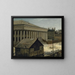 La Bourse en construction - Étienne Bouhot — framed artwork on a wall