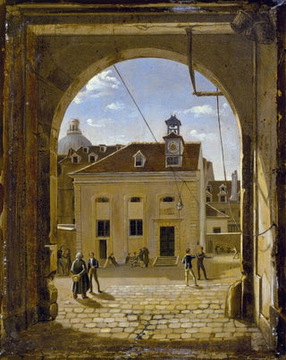 La cour du collège Sainte-Barbe rue de Reims - Étienne Bouhot — artwork view