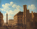 La place Vendôme and the rue de Castiglione with the ruins of the church of the Feuillants - Étienne Bouhot — artwork view