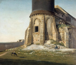 L'église de Montmartre with the Chappe telegraph tower - Étienne Bouhot — artwork view