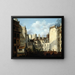Parisian Roofs - Étienne Bouhot — framed artwork on a wall