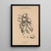 Flore d'Amérique Pl34 - Étienne Denisse — framed artwork on a wall
