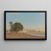 Figures near an oasis - Étienne Duval — framed artwork on a wall