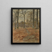 Cross in a woodland - Étienne Moreau-Nélaton — framed artwork on a wall