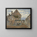 La fontaine de la rue des Ribauds à Tardenois, Aisne - Étienne Moreau-Nélaton — framed artwork on a wall