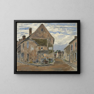 La fontaine de la rue des Ribauds à Tardenois, Aisne - Étienne Moreau-Nélaton — framed artwork on a wall