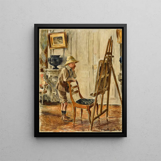 The Young Amateur - Étienne Moreau-Nélaton — framed artwork on a wall