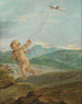 Angel playing with a kite - Étienne Parrocel — artwork view