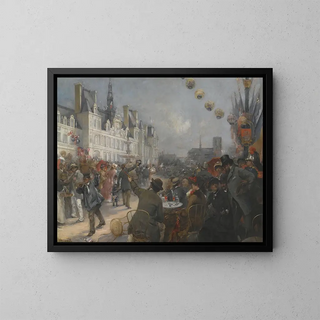 Centenary of July 14th - Etienne Tournès — framed artwork on a wall