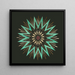 Star of Sixteen Points - Anonymous — framed artwork on a wall
