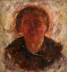 Study of a Woman in a Dark Dress - Tadeusz Makowski — artwork view