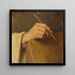 Study of a Hand - Amalia Lindegren — framed artwork on a wall