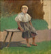 Study of a seated peasant woman - Ladislav Mednynszky — artwork view