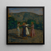 Study of Ringelreihe - Franz von Stuck — framed artwork on a wall