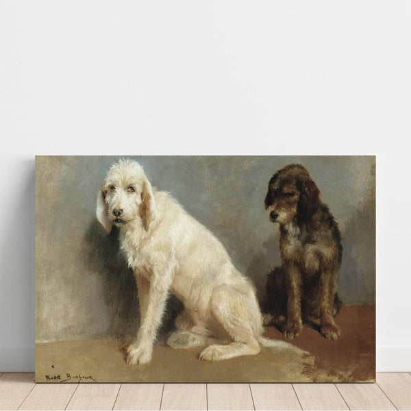 Reproduction of the painting Study of Two Dogs - Rosa Bonheur