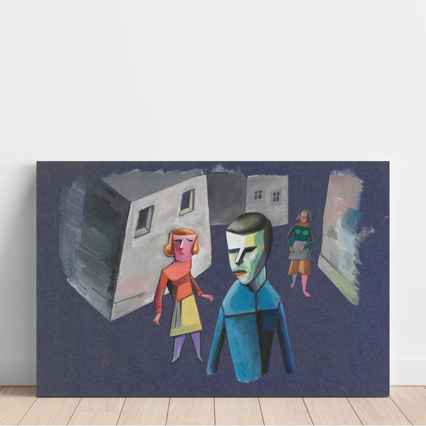 Reproduction of the painting Study of Figures II - Karl Wiener