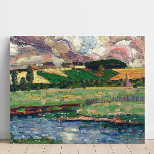 Reproduction of the painting Landscape Study Painting - Konrad Mägi