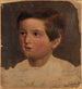 Study of a Boy's Portrait - Adolph Tidemand — artwork view