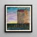 Study of a profile head 10 sheets Graz XII - Karl Wiener — framed artwork on a wall