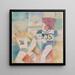 Study for The Runners - Robert Delaunay — framed artwork on a wall